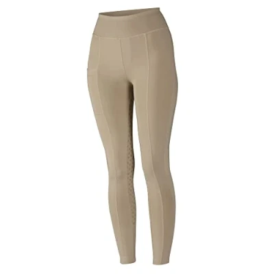 Image of Shires Aubrion Hudson Maids Riding Tights Beige 11 12 Years