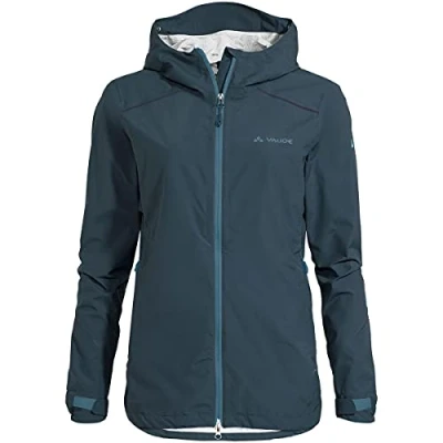 Image of VAUDE Women&#039;s Yaras Jacket IV Jacket, Womens, 42330, Blue (Steel Blue), 34 (EU)