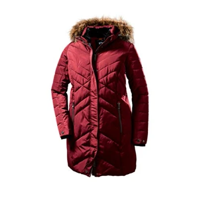 Image of STOY Women&#039;s Wmn Quilted Prk D Parka in Down Look with Zip Off Hood