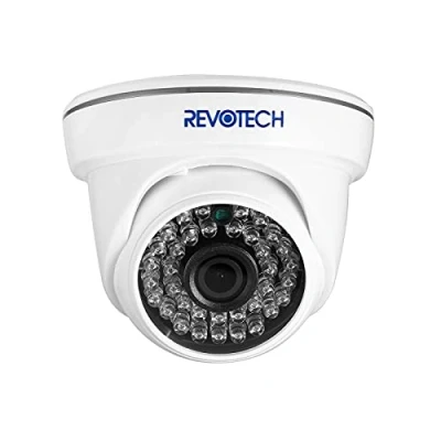 Image of Revotech Indoor Security IP Camera, HD 3MP Dome Camera IR Night Vision 3.6mm Lens P2P Remote View CCTV Video Cam H.265/H.264(I3012 White)