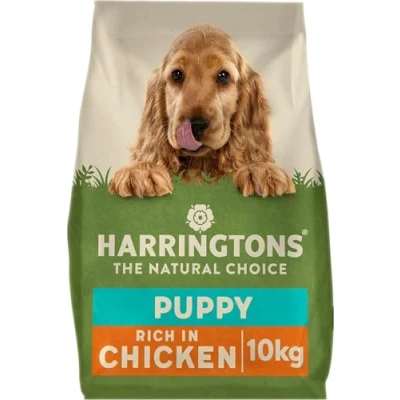 Image of Harringtons Complete Puppy Dry Dog Food Chicken &amp; Rice 10 kg Made with All Natural Ingredients