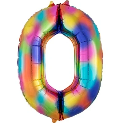 Image of Amscan 3853001 S/Shape: 0 Rainbow Splash