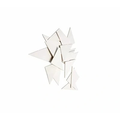 Image of Proops Cardboard Triangular Corner Cards, Pack of 100. Educational Resource (S7894) Free UK Postage (30mm)