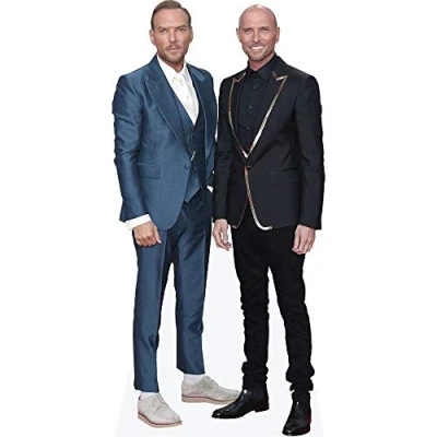 Image of Matt and Luke Goss (Duo) Mini Celebrity Cutout