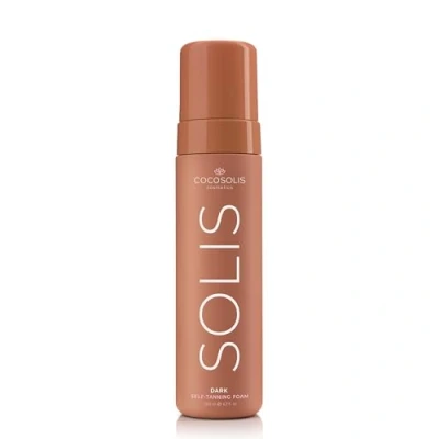 Image of COCOSOLIS SOLIS Dark self tanning lotion for face and body, mousse a rich, natural long lasting tan, with plant based DHA (200 ml)