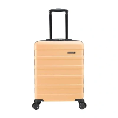 Image of Cabin Max Anode 55x40x20 cm Hand Luggage Suitcase Lightweight, Hard Shell, Trolley with 4 Wheels, 3 Digit Lock (Peach)