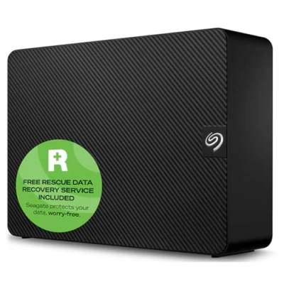Image of Seagate Expansion Desktop, 6TB, External Hard Drive, USB 3.0, 2 year Rescue Services (STKP6000400)