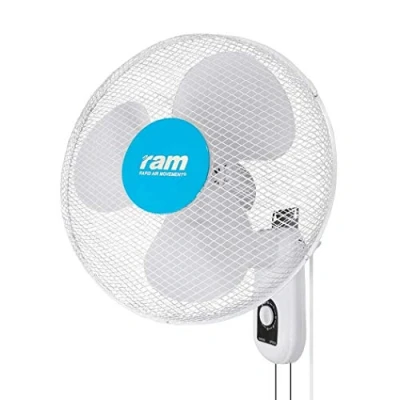 Image of RAM Cooling Fans Pedestal Oscillating 18&quot; &amp; 16&quot; Wall Fan Eco 12&quot; (Ram 3 speed 16&quot;)