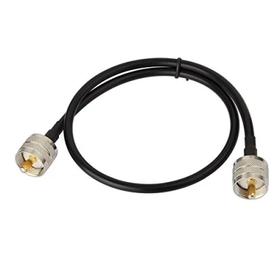 Image of Superbat UHF PL259 RG58 Cable 60cm/2FT Male to CB Digital Radio 50ohm Low Loss Coaxial for CB&amp;Ham Radio, Antenna Analyzer, Dummy Load, SWR meter etc.