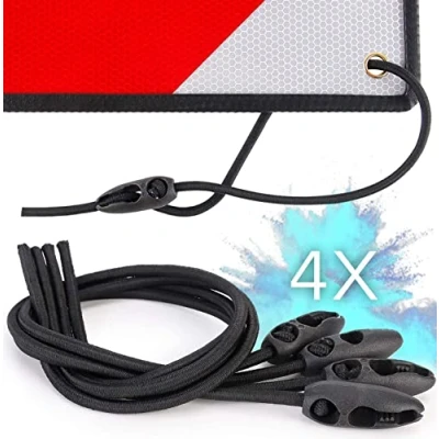 Image of PLANGER Luggage Straps for Warning Sign Italy and Spain (4 x 50 cm) Attachment Bicycle Carrier I Tie Down Adjustable Length