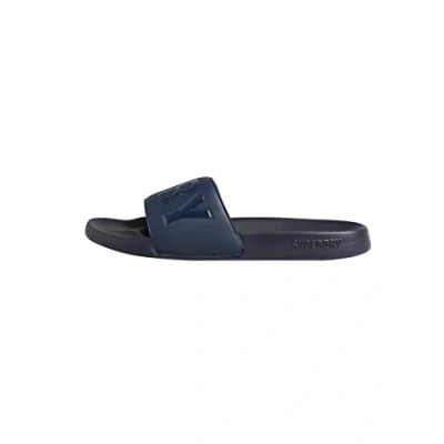 Image of Superdry Men&#039;s Code CORE Pool Slide Sandal, Deep Navy, Small UK