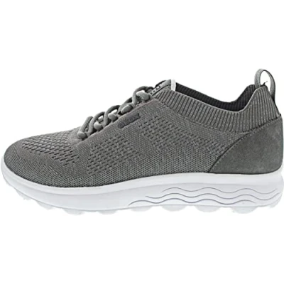 Image of Geox Men&#039;s Spherica U Sneakers, Dark Stone, 6 UK
