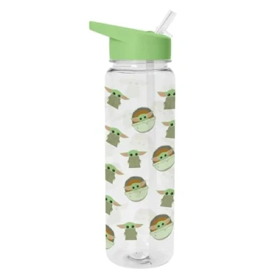Image of Star Wars: The Mandalorian Plastic Drinking Bottle (The Child Design) 510 ml Officially Licensed Product