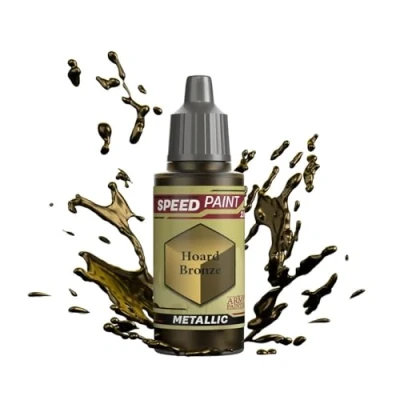 Image of The Army Painter Speedpaint Hoard Bronze 2.0, Single Acrylic Paint 18ml One coat Painting Soloution For Fantasy Tabletop Miniatures Like Warhammer 40k And Dungeons Dragons Figures