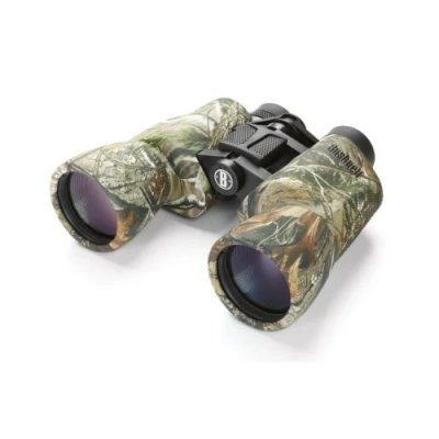 Image of Bushnell 131055 Power View 10x50mm Porro Prism Binoculars Real Tree AP Camouflage