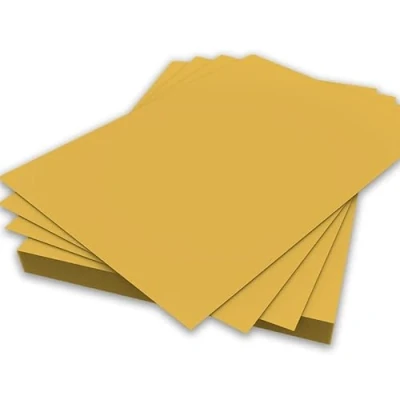 Image of A4 Golden Yellow Colour Paper 80gsm Sheets Double Sided Printer Copier Origami Flyers Drawing School Office Printing 210mm x 297mm (A4 500 Sheets)