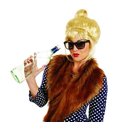 Image of Fun Shack FNX4192 Blonde Beehive Wig Costume, Womens, One Size