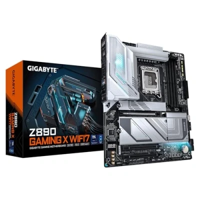 Image of GIGABYTE Z890 GAMING X WIFI7 Motherboard Supports Intel Core Ultra (Series 2) CPUs, 16+1+2 phases VRM, up to 8800MHz DDR5 (OC), 1xPCIe 5.0 + 3xPCIe 4.0, Wi Fi 7, 2.5GbE LAN, Thunderbolt 4