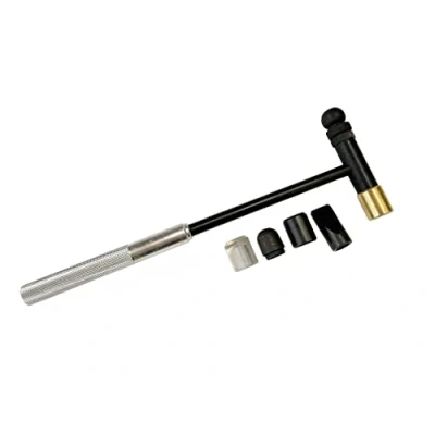 Image of Proops Hobby Hammer with 6 Interchangeable Heads. Soft, Brass, Nylon, Steel (M0265). Free UK Postage