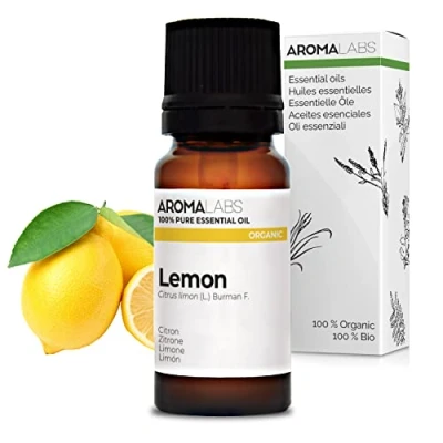 Image of BIO Lemon Essential Oil 10mL Natural, Chemotyped and AB Certified AROMA LABS (French Brand)