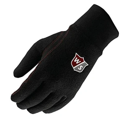 Image of Wilson Women&#039;s W/S Winter Gloves Golf Gloves, Black, Large