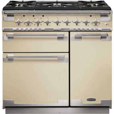 Image of Rangemaster ELS90DFFCR Elise 90 Dual fuel Range Cooker Cream