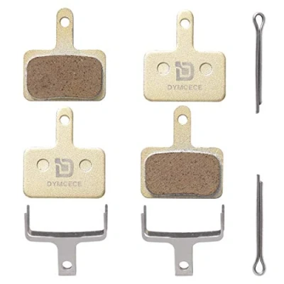 Image of Dymoece 2 Pairs Bicycle Brake Pads for Shimano B01S B03S Deore Tektro TRP (Resin, Semi Metal, Metal) SCP S