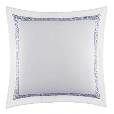 Image of Laura Ashley Home Euro Sham, Smooth Cotton Sham with Envelope Closure, Lightweight &amp; Stylish Decor (Charlotte Blue, 26 x 26)