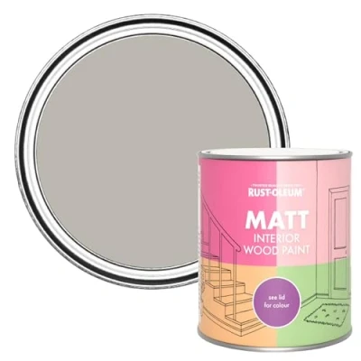 Image of Rust Oleum Brown Interior Wood Paint in Matt Finish Gorthleck 750ml
