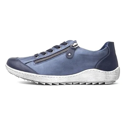 Image of Ladies Bianca Navy Trainer 5