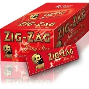 Image of Zig Zag 320 Red King Size Rolling Papers 10 Books Of 32