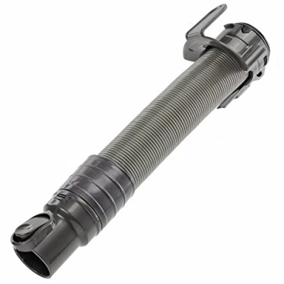 Image of SPARES2GO Quick Release Stretch Hose Compatible with Dyson DC24 Vacuum Cleaner (Iron/Grey)