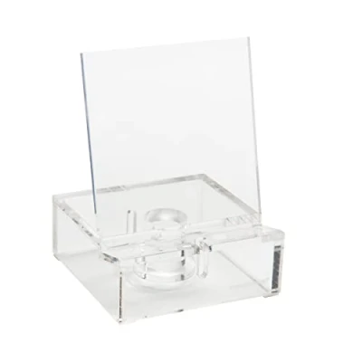 Image of Russell+Hazel Acrylic Phone Bloc Holder, Desktop Organization and Office Supplies, 4 W x L 5.5 H, 1 Count, Clear (62857)