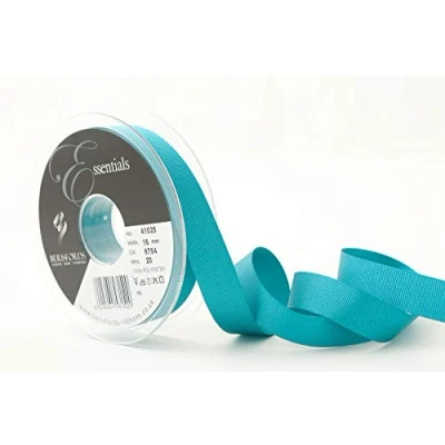 Image of Berisfords Grosgrain, Polyester, Sapphire, 16mm