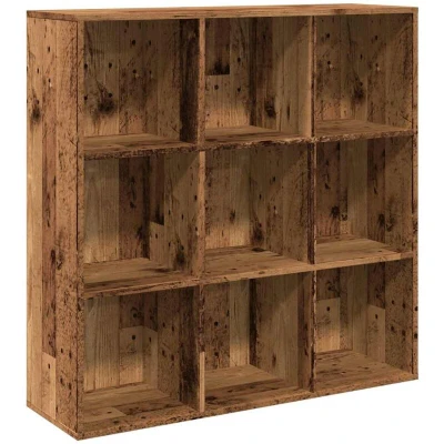Image of vidaXL Book Cabinet Old Wood 98x29x97.5 cm