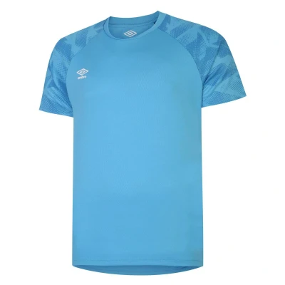 Image of Umbro Childrens Unisex Childrens/Kids Atlas Jersey (Sky Blue/White) Size 11 12Y
