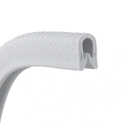 Image of Light Grey PVC Rubber Flexi Edge Trim Finisher Fits 1 3mm Priced Per Metre