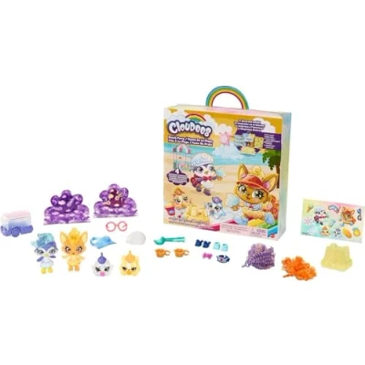 Image of Cloudees Collectible Pets Beach Ice Cream Party Set