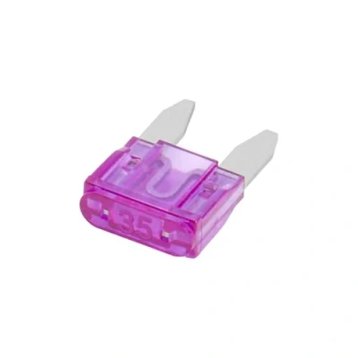 Image of Heschen Mini Blade Fuse ATM 35 Auto Assorted Car SUV Truck 35A Purple Pack of 50