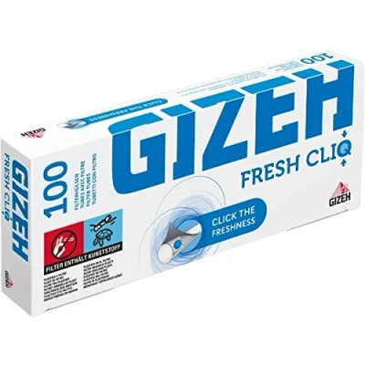 Image of 1000 (10X100) Gizeh Cigarette Tubes) Fresh CLIQ ? Filter Tubes