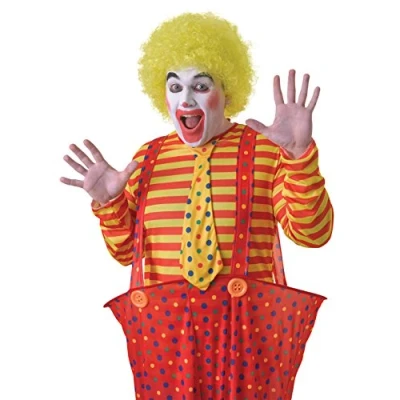 Image of Bristol Novelty BW053 Clown Yellow Pop Wig Budget, One Size