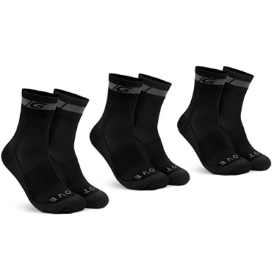 Image of GripGrab Merino Wool Regular Cut Cycling Socks Single &amp; Multi Pack Box of 1 and 3 Pairs Breathable Bicycle Sports