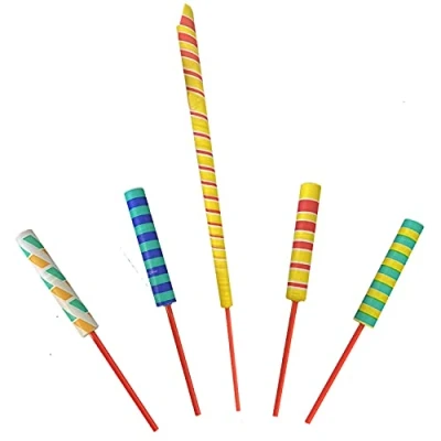 Image of Lizzy Paper Sword Wands for Party Favours &amp; Bag Fillers Boys Girls (30)