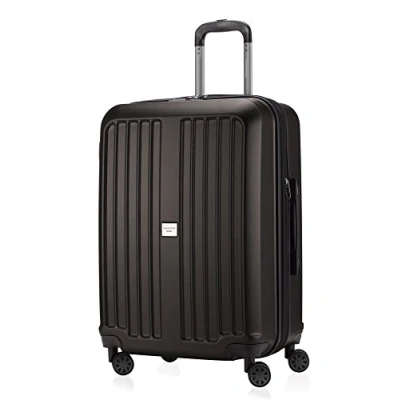 Image of HAUPTSTADTKOFFER X Berg Luggage Suitcase Hardside Spinner Trolley 4 Wheel Expandable, TSA, 65 cm, Graphite mat