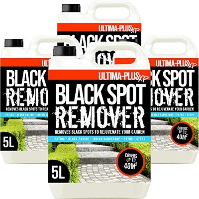 Image of Ultima Plus XP Black Spot Remover Deeply Cleans to Spots, Dirt and Grime Perfect for Patios, Paving Driveways more (20 Litres)