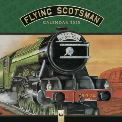 Image of National Railway Museum: The Flying Scotsman Wall Calendar 2025 (Art Calendar)