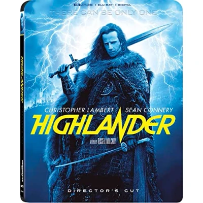 Image of Highlander SteelBook UHD+BD [Blu ray] [Region A &amp; B C]