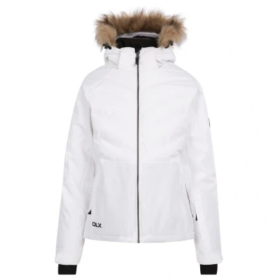 Image of DLX Womens/Ladies Gaynor Ski Jacket (White) Size 2XS