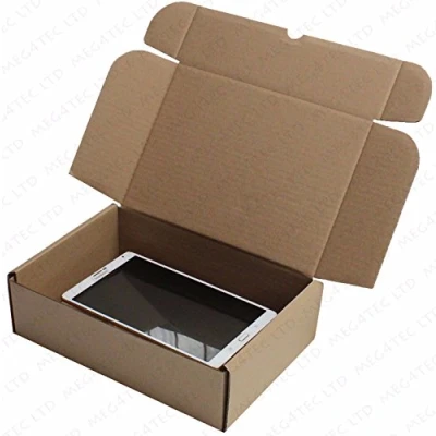 Image of Brown Shipping Boxes Gift Present Packet Size: 10&quot; x 7&quot; 3&quot; (25cm 17.5cm 7.5cm) for: A5/C5 Sized Photos, Tablets, PERFUMES (10)