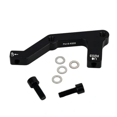 Image of VIFER Bike Disc Brake Adapter, 203 Caliper Mount Adaptor B R Rear for MTB Mountain (Black)